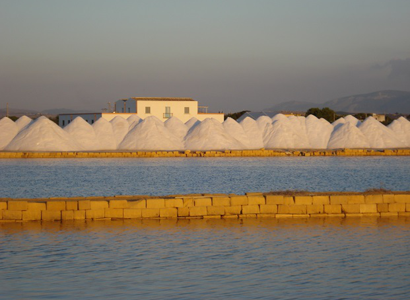 Salt flats and 18th century villa, Trapani, Sicily - Louise M Harrington